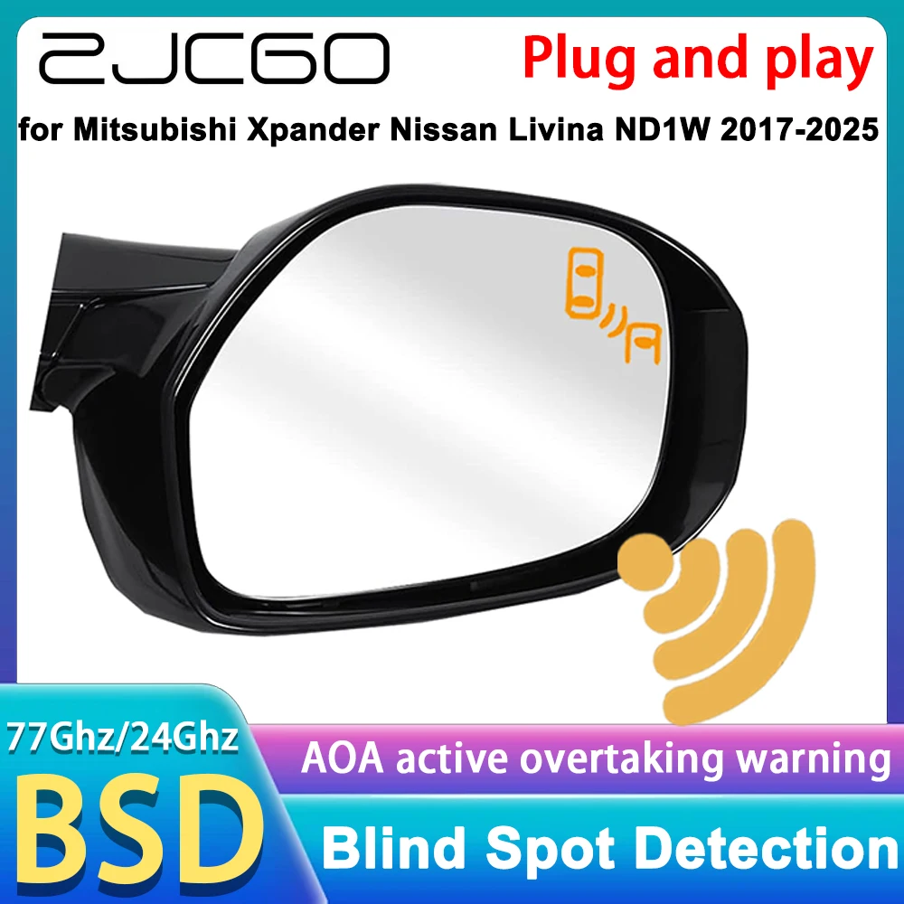 for Mitsubishi Xpander Nissan Livina ND1W 2017-2025 Blind Spot Warning Detection Lane Change Assist LCA BSW System Plug & Play