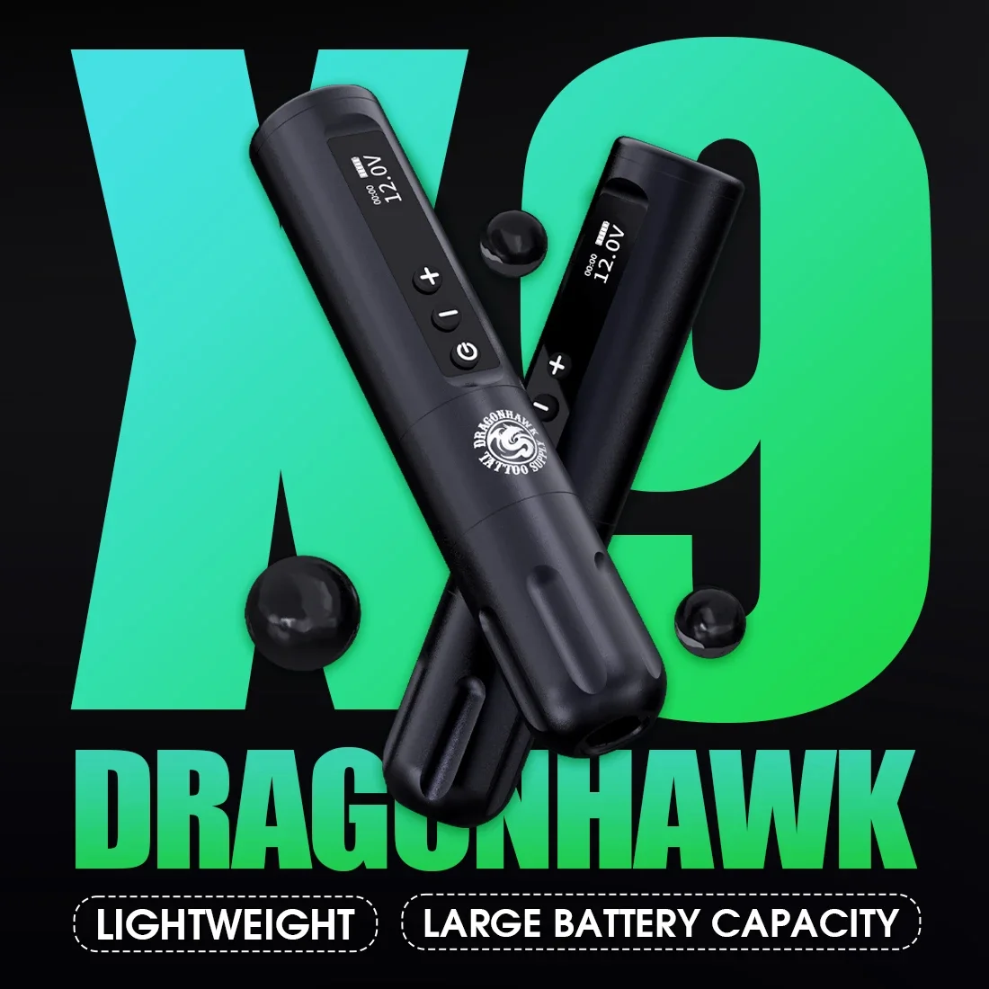 

NEW Dragonhawk Mast X9 Rechargeable Wireless Tattoo Pen High Quality with Large Capacity Battery Long Battery Life
