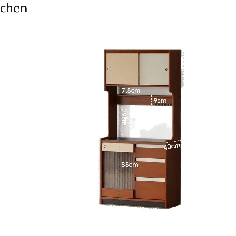 YFY  Solid Wood Sideboard Wall-Mounted Narrow Sideboard Home Sideboard Entryway Storage Cabinet