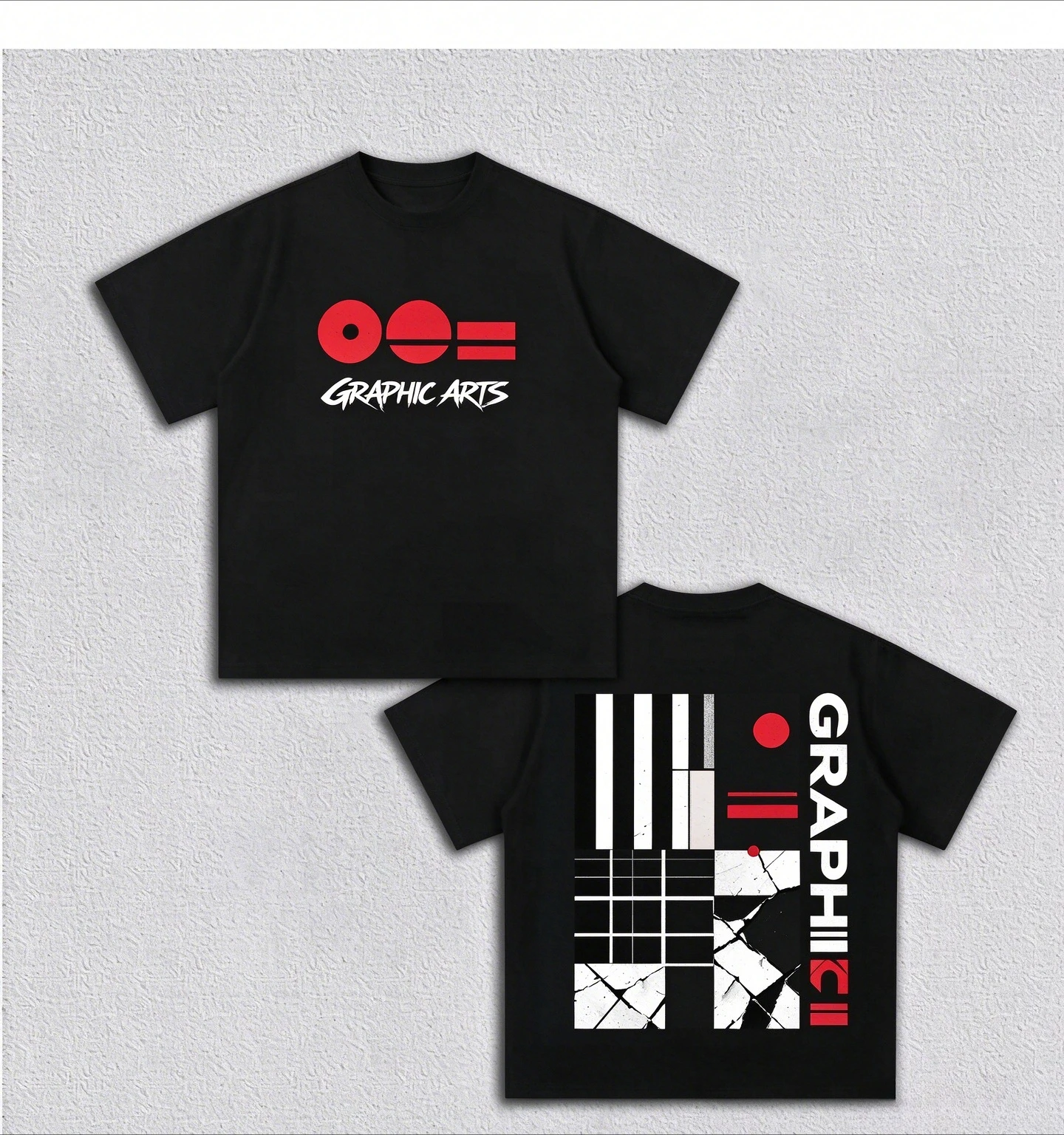 Modern Abstract Geometric Graphic Tee Men Women Art Pattern Print Short Sleeve Streetwear Summer T-shirt