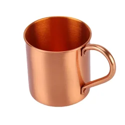 450ML 16oz Pure Copper Mug  Durable Coppery Beer Mugs Coffee Mug Milk Cup Copper Cocktail Whiskey Glass Drinkware