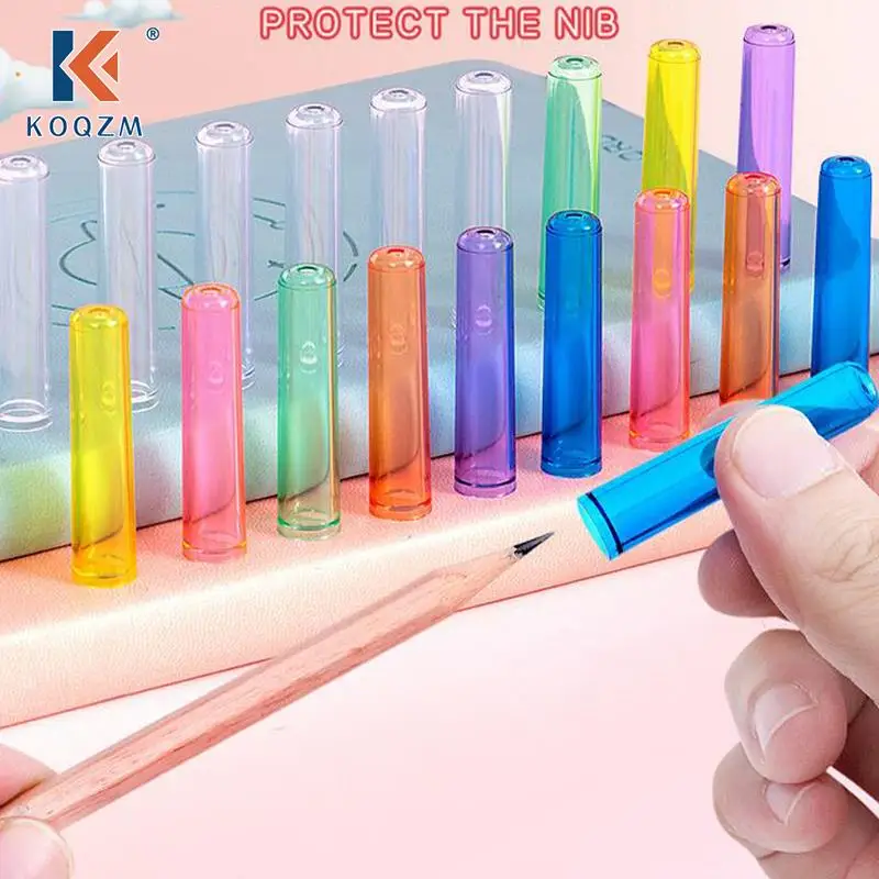 24/50 Stuks Plastic Prijs Geschenken Geschenken Voor Kinderen Kawaii Student Kinderen Potlood Extender Pen Beschermer Cap Potlood Cap