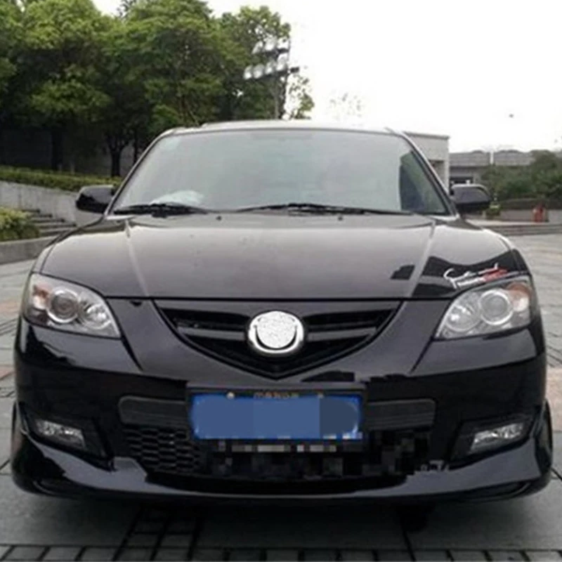 For OLD Mazda 3 ABS Front Bumper Lip Diffuser Refit Accessories Anti-Collision M3 Car Splitter Body Kit  2010 2011 2012 Year