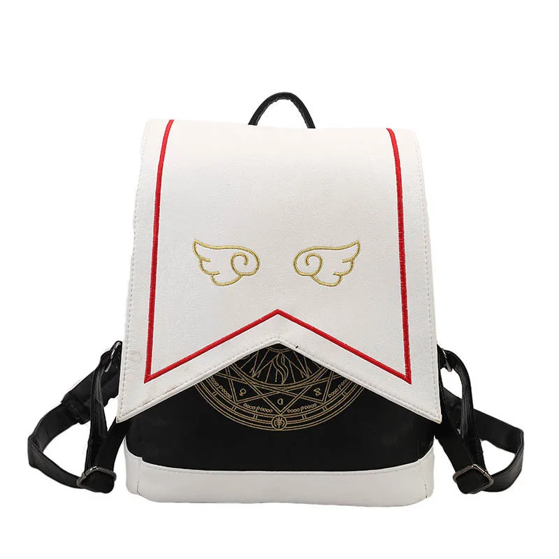 Anime Card Captor Sakura Cosplay Backpack Cartoon School Shoulder Bag Teentage Laptop Travel Rucksack Gift