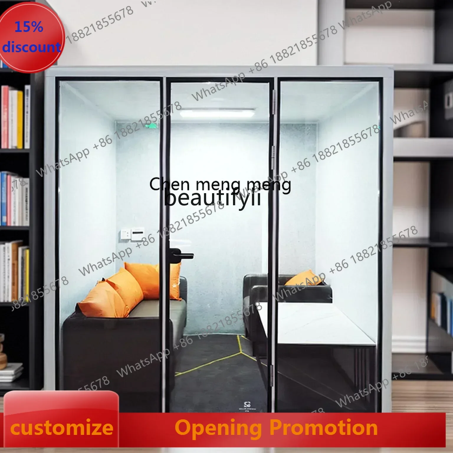 

ss7486 ss 7486 ssSoundproof Room Mobile Home Sleeping Cabin Silent Esports Room for Piano Singing Drum Kit Use