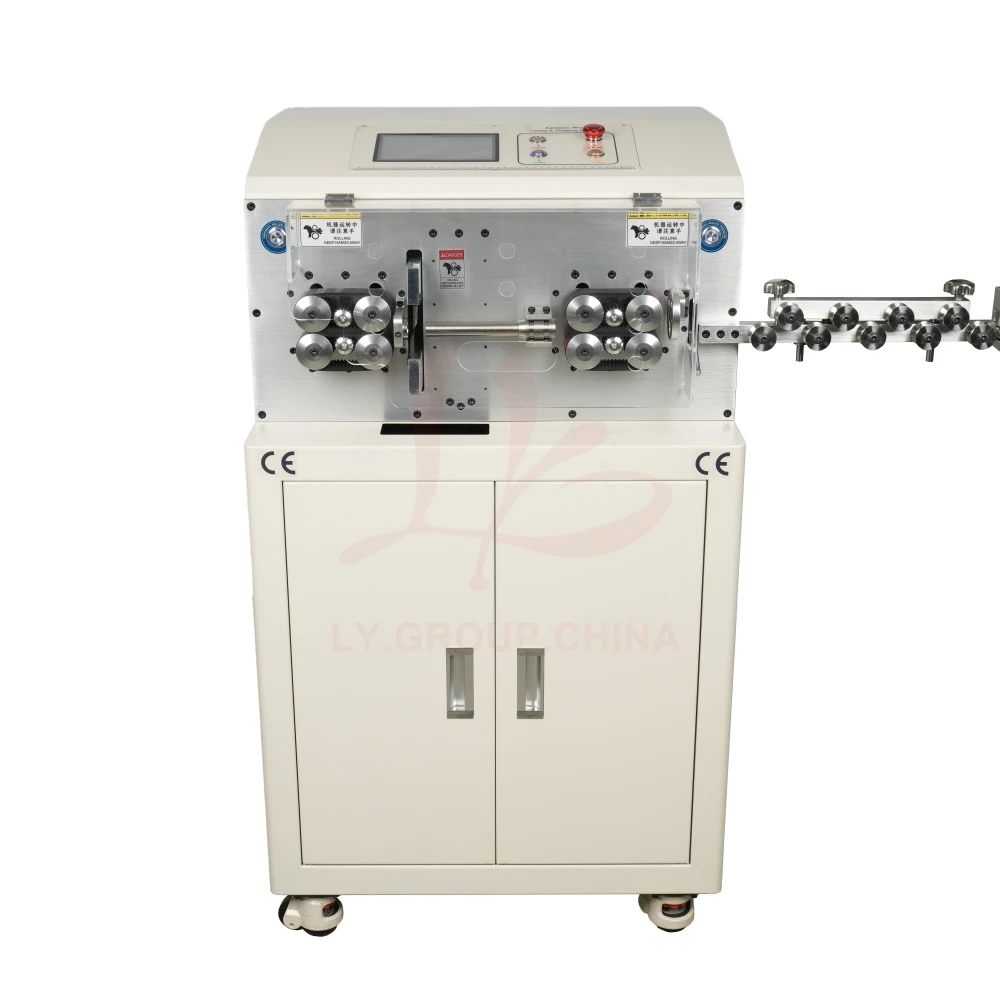 LY 8 Wheel Servo Motor Wire Stripping Machine SWT-608-MAX2/3-S95/S150 Lifting Catheter Touch Screen Stripping Machine 220V 110V