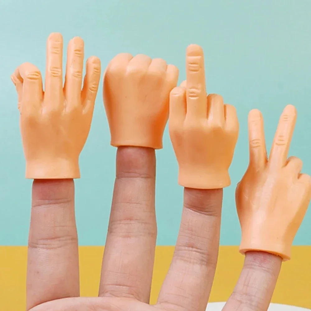 Adult Kid Funny Toys Finger Fidget Halloween Small Hand Cat Pet Tiny Finger Hands Hand Palm Finger Puppets Finger Toys