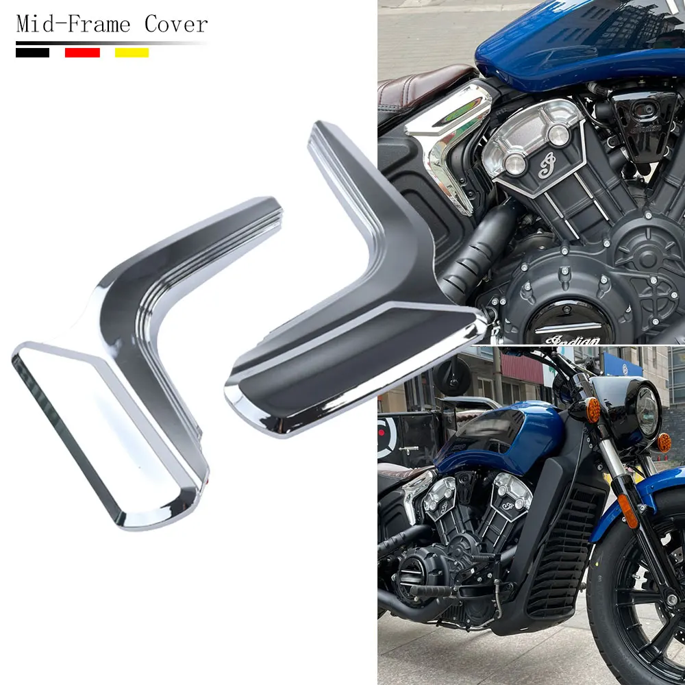 Motorcycle For Indian Scout Bobber Sixty 2015-2023 Accessories Decorative Sticker Part Modificatio Mid-Frame Accents Frame Cover