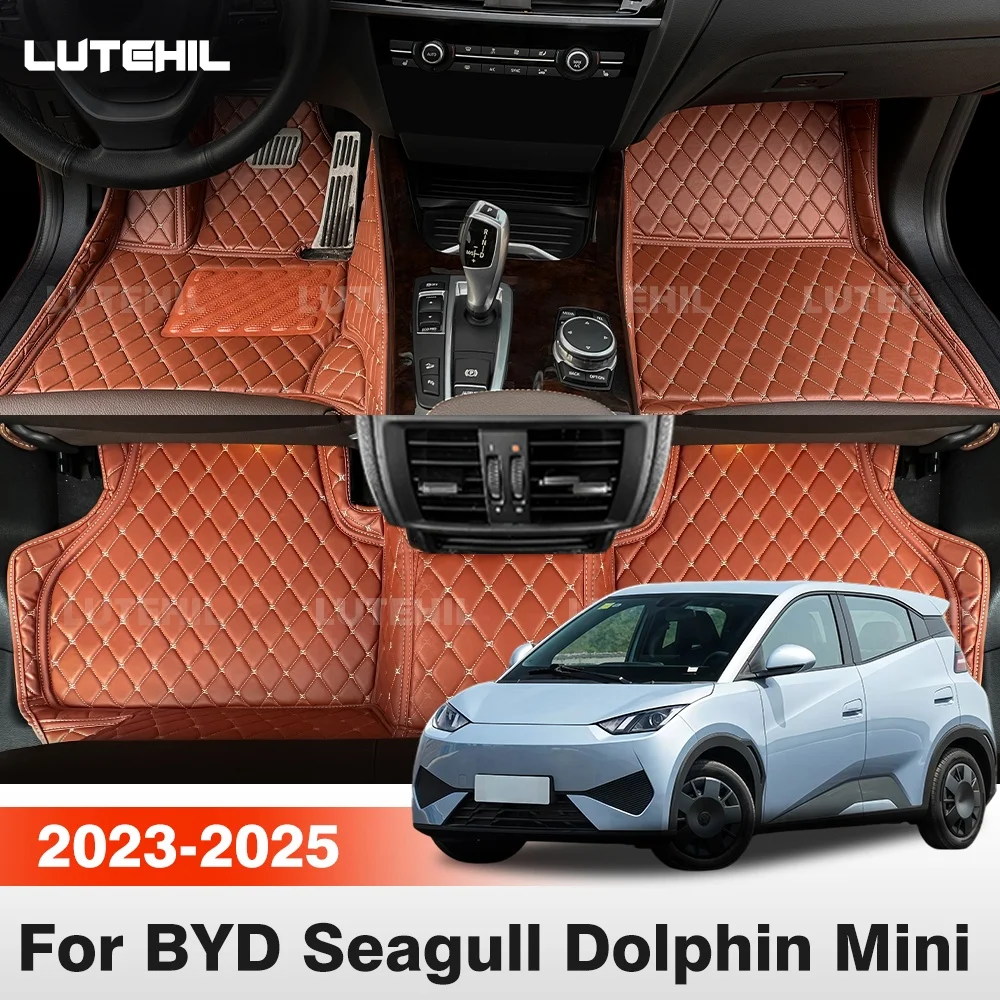 For BYD Seagull Dolphin Mini 2023 2024 2025 Car Floor Mats All Weather Carpet Cover Floor Liners Interior Protector Accessories