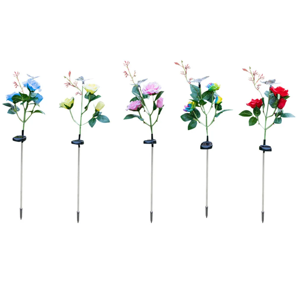 تعمل بالطاقة الشمسية Led في الهواء الطلق حديقة مصباح حديقة الزخرفية لمسار ساحة الشمسية زهرة ضوء إضاءة المناظر الطبيعية