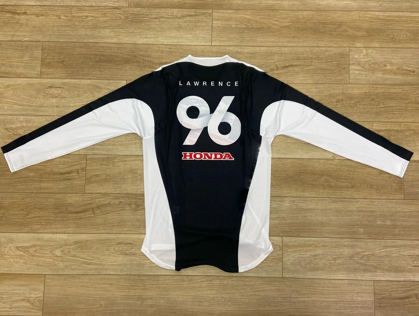 

Honda Lawrence # 96. Мужской негабаритный мотоциклетный гоночный костюм с длинными рукавами, дышащий, быстросохнущий, быстросохнущий, велосипедный трикотаж для езды на работу.