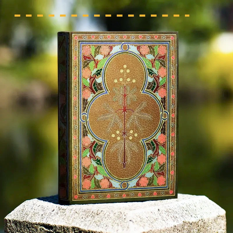 مذكرات الأعمال، كتب اليد الخشبية الرجعية Pelank، نحت الغلاف الصلب، الهدايا الثقافية والإبداعية، دفتر ملاحظات مختوم ساخن #5