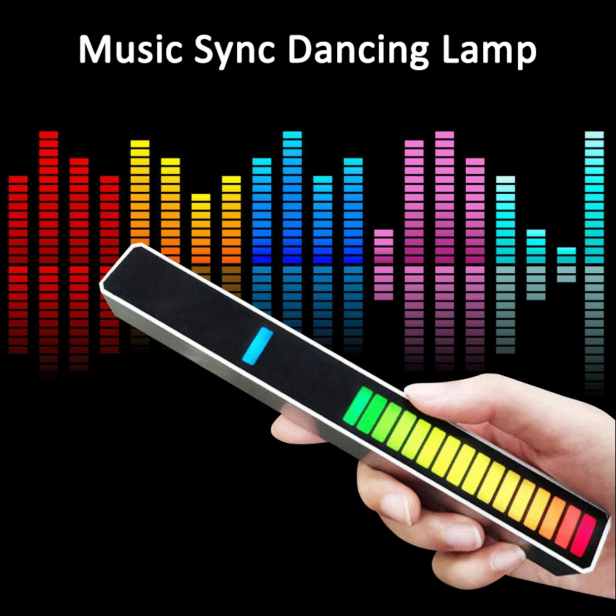 Music Sync LED Strip Lights RGB Light Bar for Car Party Light Source Battery Type Shape Is Smart Device Power Source Item Type