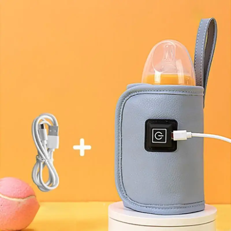 

Q22D Портативный детский бутылок теплый обогреватель кожа USB -автомобиль Carger Travel Cup Milk Thertostat Бутылка тепловая