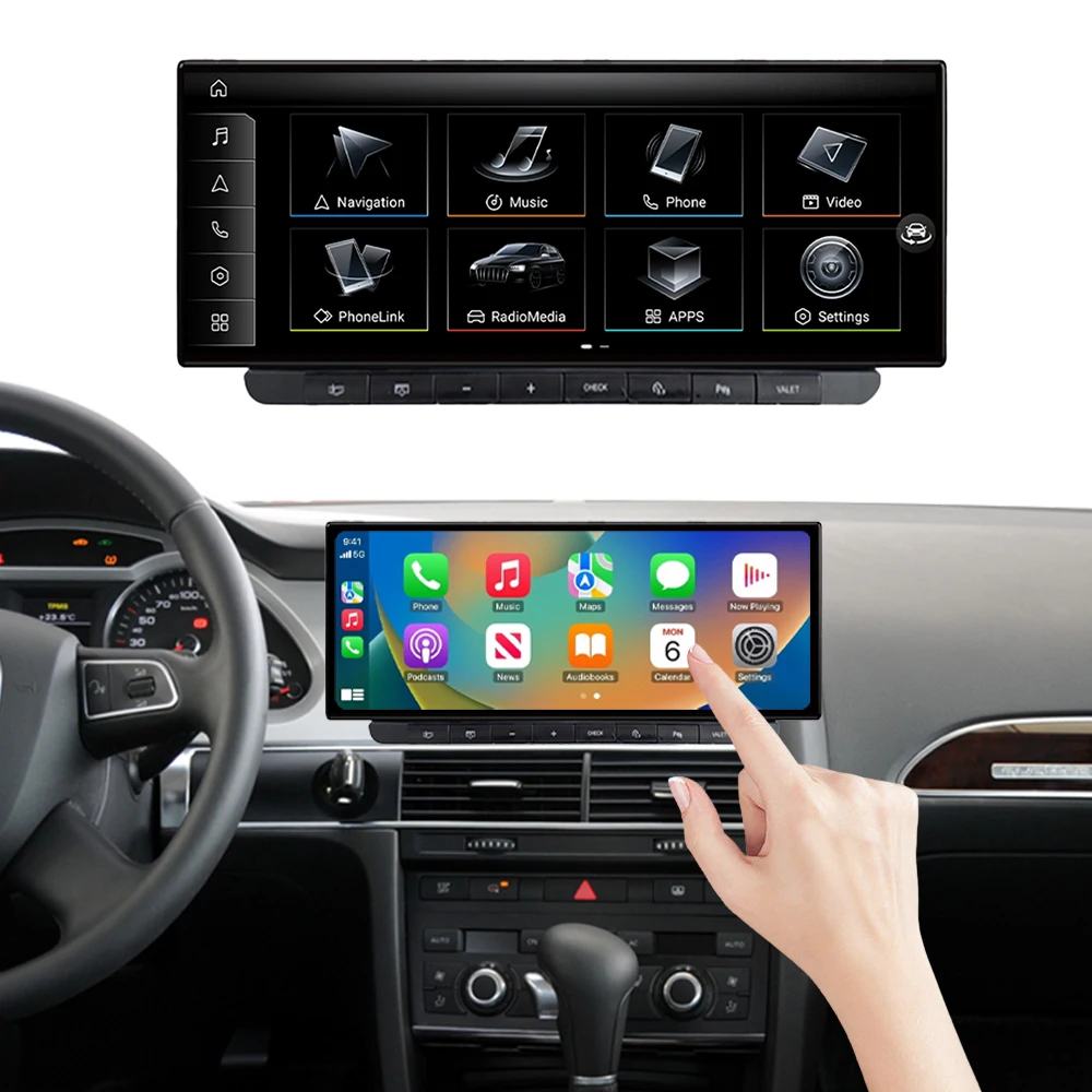 A6L Q7 A4L Q5 A3 Dvd Car Player Android 12.3 Inch Touch Screen Wirelessly CarPlay Android Auto Car Dvd Player ALL Car