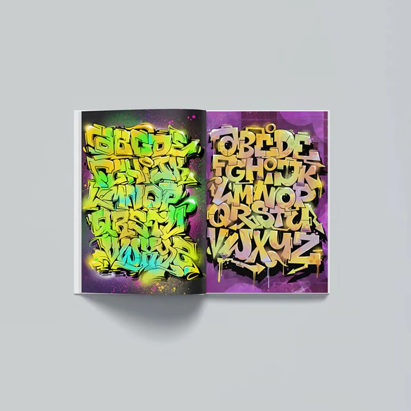Collector Edition: Über 3000 Graffiti-Schriftbeispiele, geeignet für Graffiti-Enthusiasten und Anfänger – Detail 3