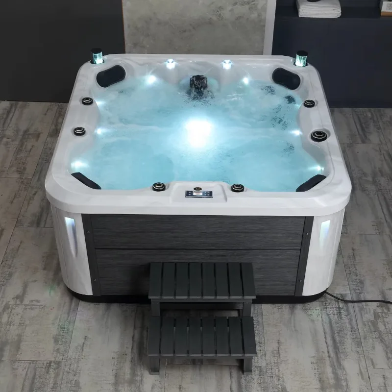 2026 New FL Wholesale  Outdoor Swim Spa Pool Hydro Massage Hot Tub Customized