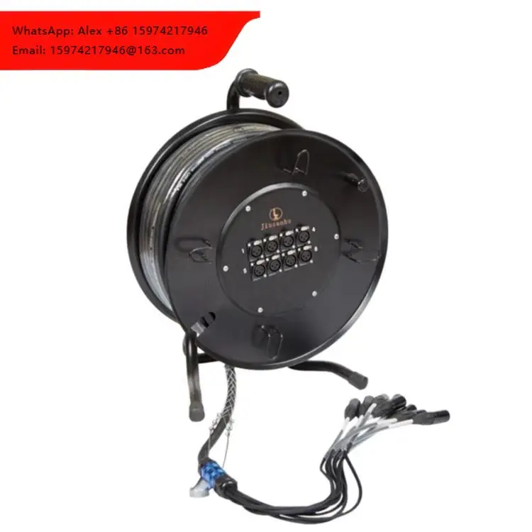 Professional Portable Audio Snake Cable 20 Meter 24 Channel Cable Drum