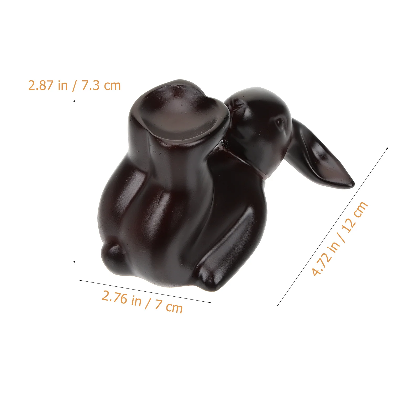 

Resin Rabbit Statue Crystal Sphere Holder Display Rack for Crystal Balls Decorative Ball Stand for Study Room Bedroom