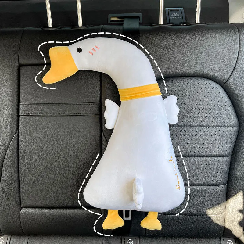 Car Seat Shoulder Pad with Cartoon Pet Design for Children To Prevent Strangling and Sleep Aid Travel Accessories  Car Pillow