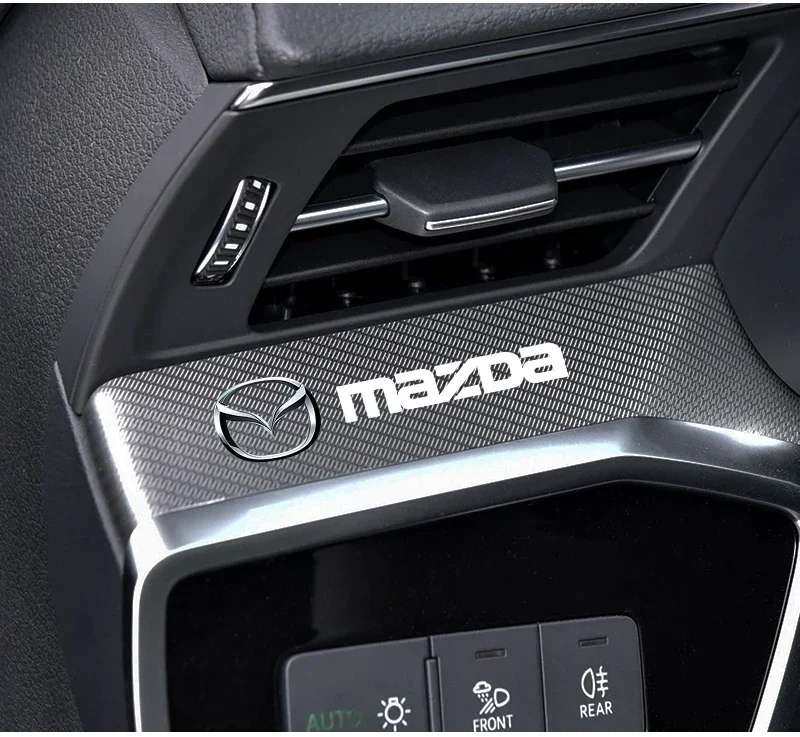 

Auto Body Window Console Logo Decals for Mazda 3 5 6 323 626 CX-3 CX-4 CX-5 CX-7 CX-9 Axela MX3 Exterior Interior Sticker