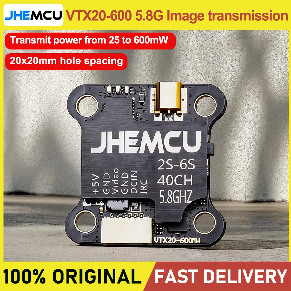 Drone Racing Vtx - JHEMCU VTX20-600 5.8G 40CH PitMode 25mW