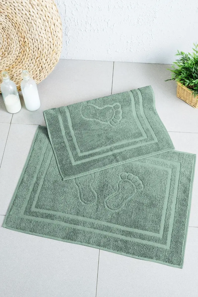 Luxury Bath Towel Set For Feet 2 Pcs 50x70 cm Towels Cotton Highly Absorbent Bathroom Towels (Pack of 2)