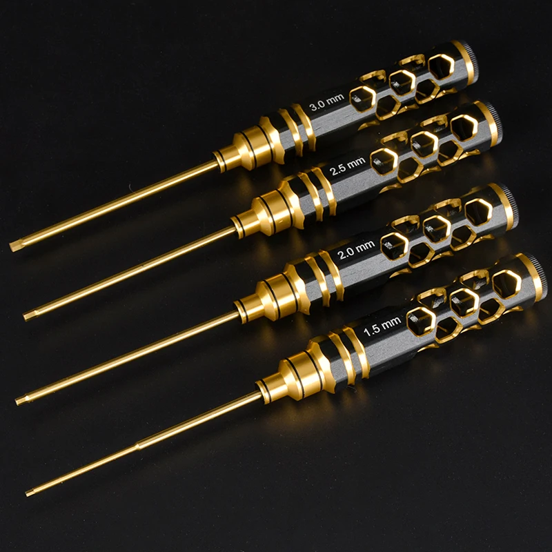 AMO RC Remote Control Model Car Repair Tool Hollow Metal Hexagon Screwdriver 1.5/2.0/2.5/3.0 #YE-D009