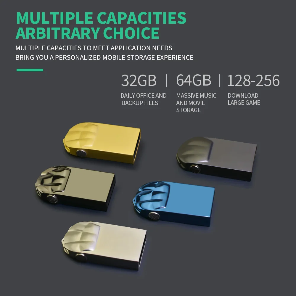 محرك أقراص فلاش USB صغير ، محرك أقراص ، قرص معدني ، ذاكرة شعار مجانية ، قرص يو إس بي ، 16 جيجابايت ، 64 جيجابايت ، 32 جيجابايت ، 10 جيجابايت ، الكثير