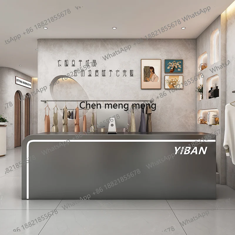 

Элитные ресепшн-стойки класса люкс: промышленный дизайн, элегантные столы для администраторов, мебель для ресепшн