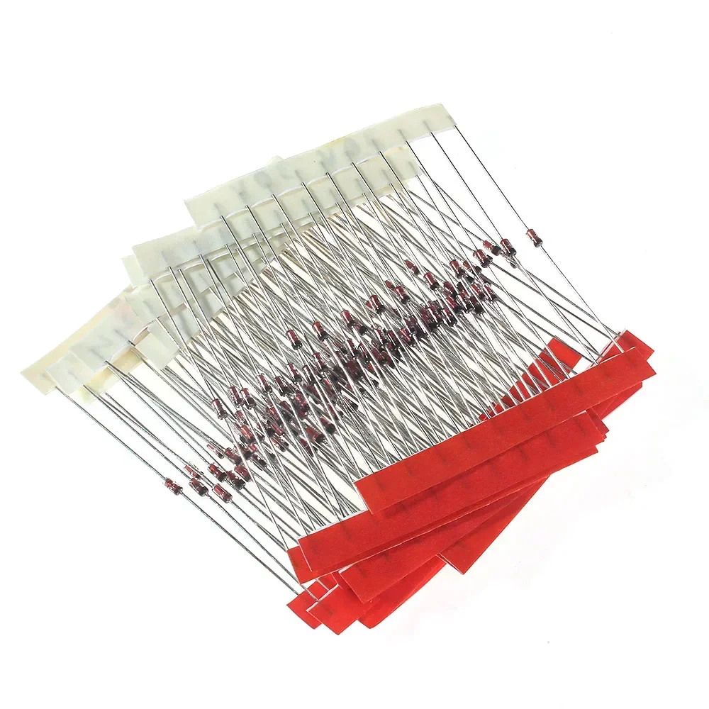 140/150/270PCS 1/2W Voltage Regulator Diode Pack 0.5W Zener Diodes 3.3V~30V, 12.4V-9.1V, 2.4V~33V Diode Assortment Kit