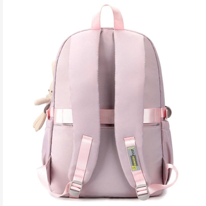 Ransel Fashion Tas Buku Kuliah Kasual Kapasitas Besar untuk Siswa Laki-laki Perempuan