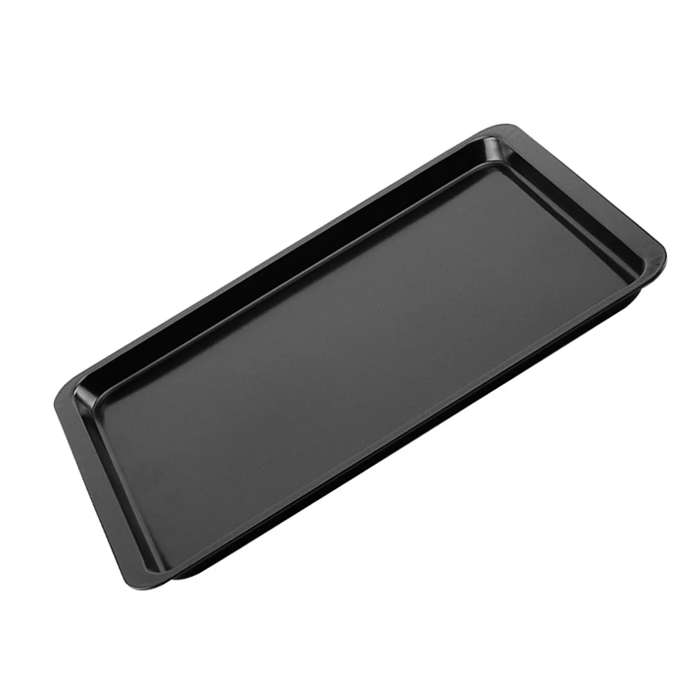 Bandeja para hornear antiadherente, bandeja Rectangular de acero al carbono para tarta de queso, Brownie, postre, barbacoa, Pizza, plancha de cocina, utensilios para hornear, 1 ud.