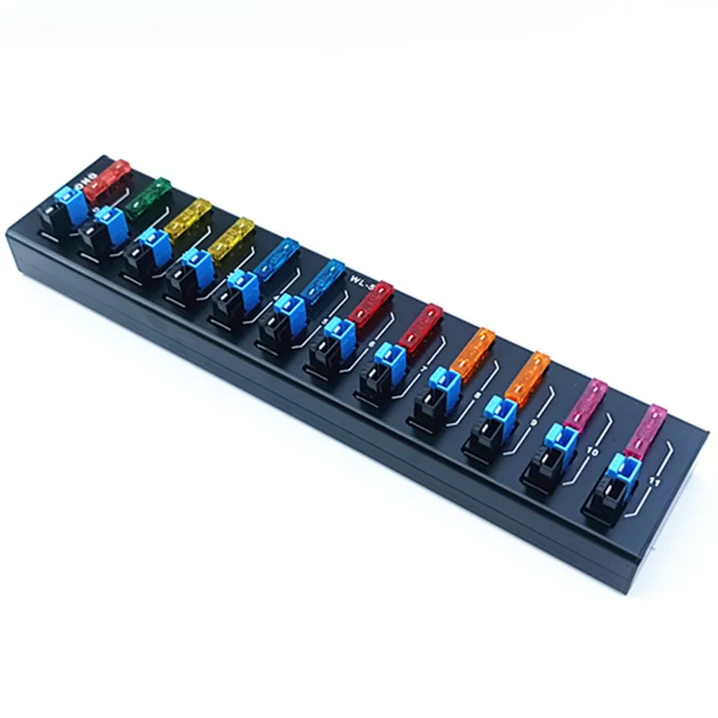 WELL LONG WL-50B  12-Port Anderson Connector Power Splitter Strip  Fixing Fuse Distributor DC 36V 45A.