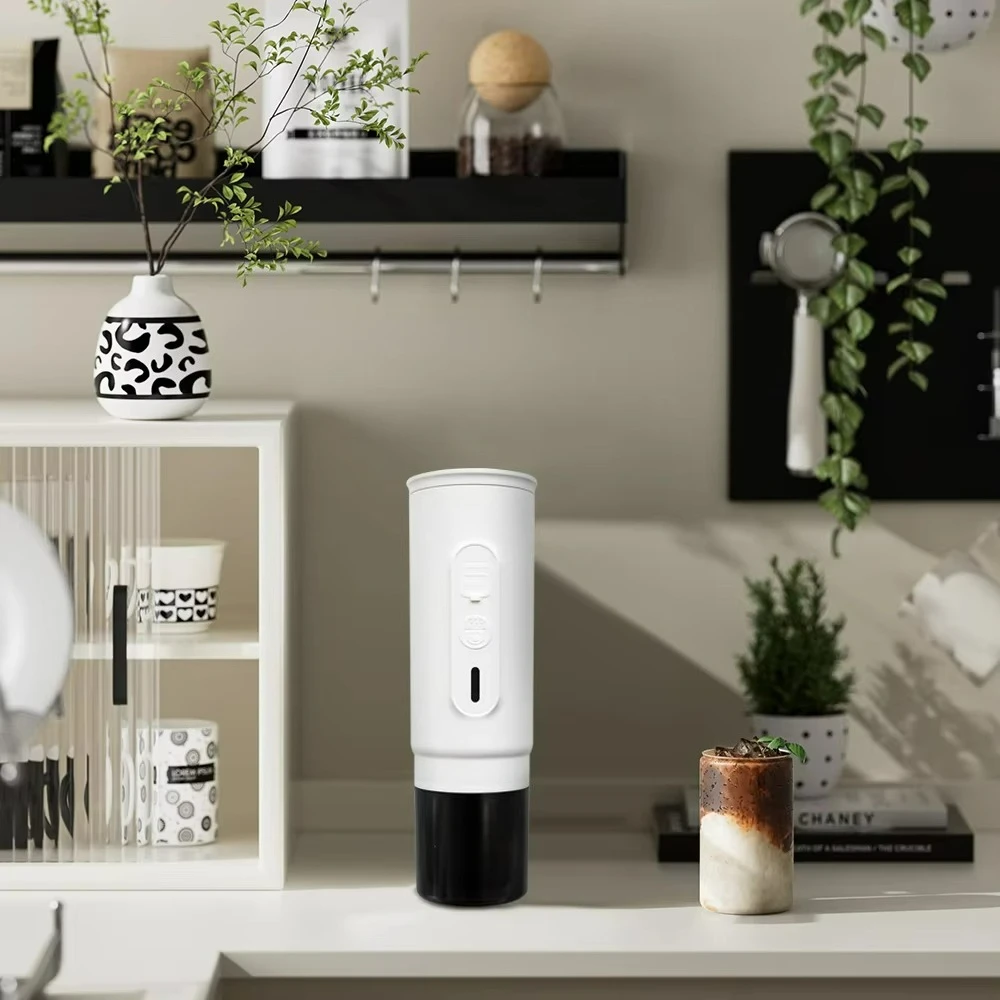 

Usb-c rechargeable three in one coffee machine portable coffee machine for quick brewing, suitable for travel/camping