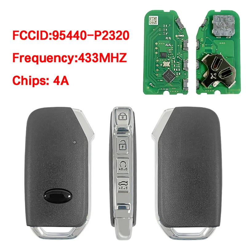 CN051370 Fror KIA Sorento 2023 Smart Remote Key 4 Buttons 433MHz 4A Chip Part Number 95440-P2320