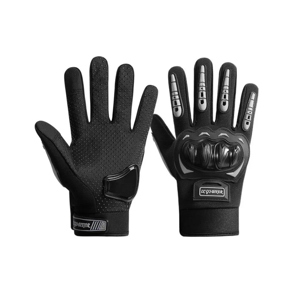 Motorcycle riding gloves anti-slip wear-resistant hard shell protection long finger motorcycle gloves