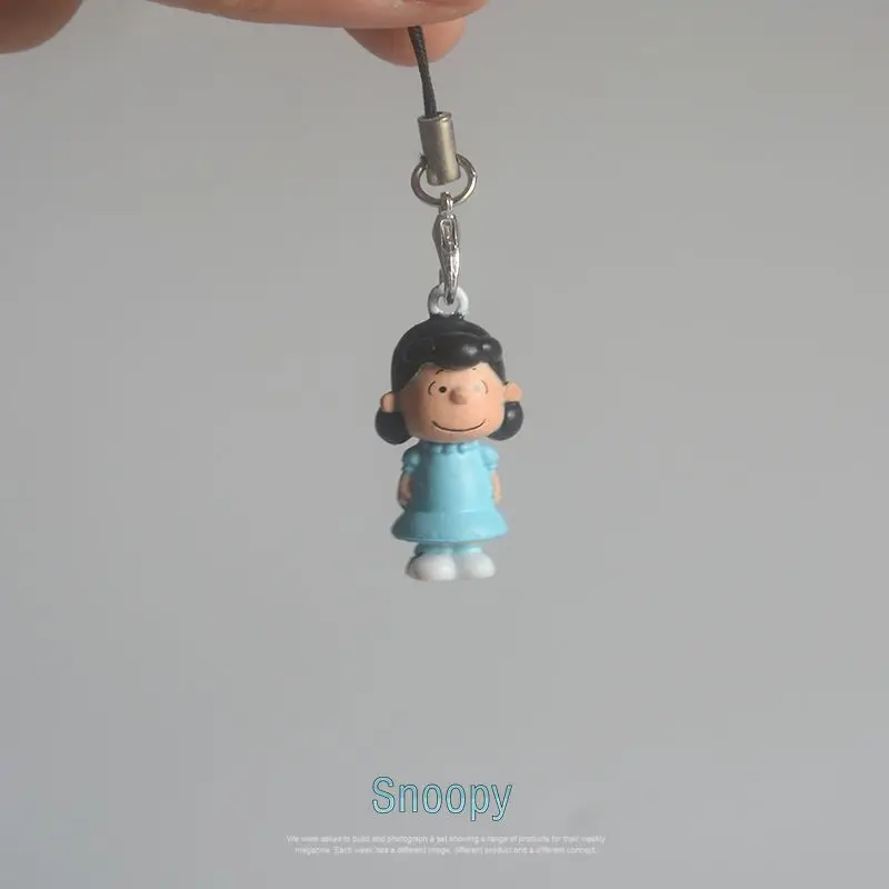 5Styles Snoopy Cute Cartoon Mini Car Doll Decoration Ornaments Student Schoolbag Pendant Accessories Kawaii Anime Toy Kids Gifts