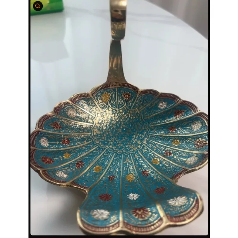 Brass Swan Fruit Plate, American Light Luxury Snack Dried Fruit Tray Desktop Tea Table Craft Ornament
