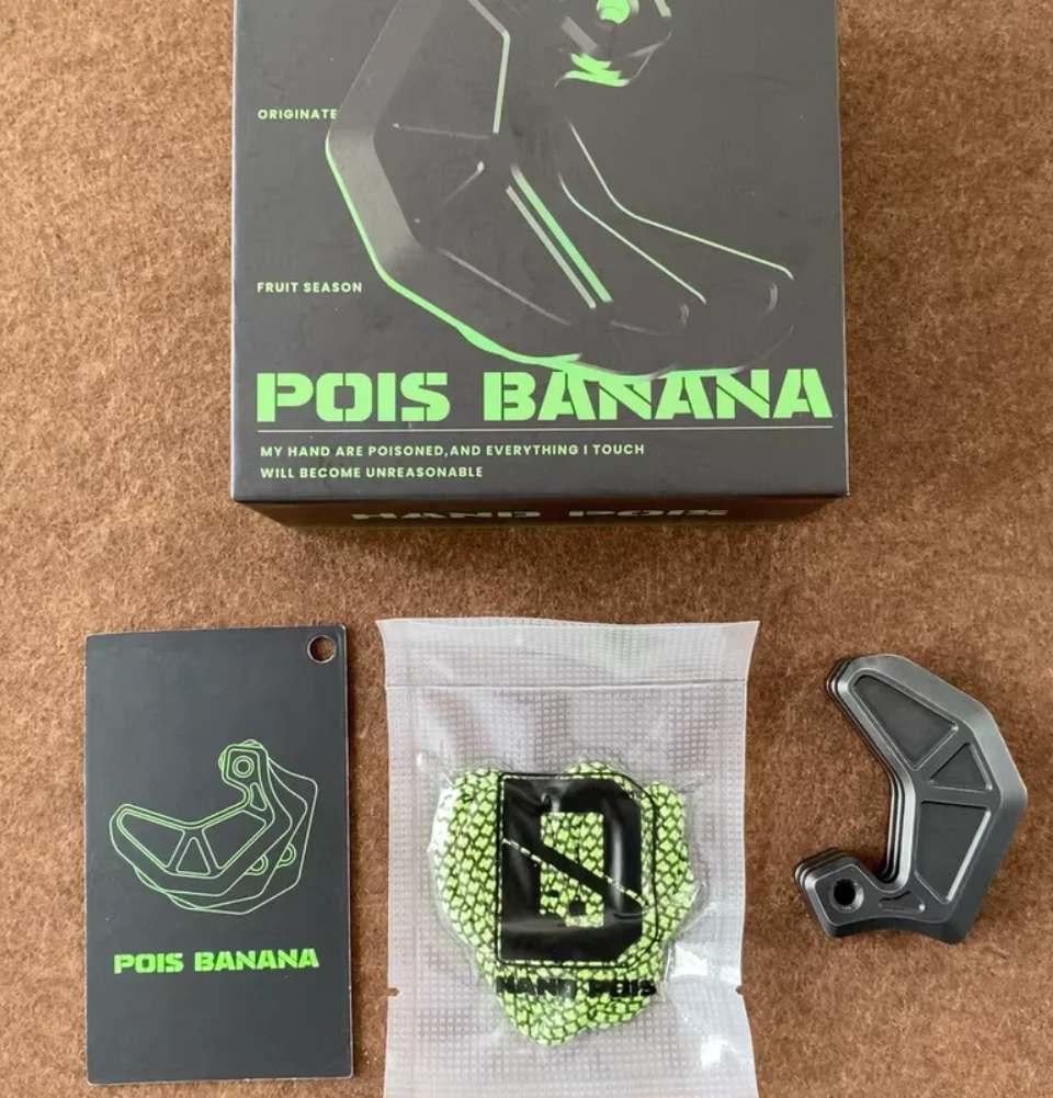 Used EDC Stainless steel banana fidget slider Decompression toys