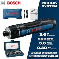 BOSCH GO 3 Cordless Screwdriver 3.6V Lithium-ion Battery Rechargeable Cordless Drill with Box Bosch go3 Professional Tool