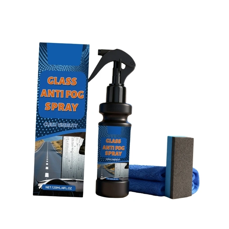 D8KE Car Glass Anti Fog Liquid for Windshield Care, Mirror Cleaning and Wipe On Use