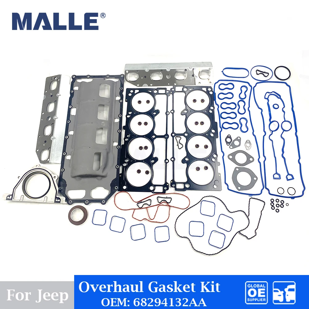 

Engine Overhaul Gasket Kit For Jeep Chrysler Dodge 5.7 5.7L Full Cylinder Head Gasket Set Car Accessories 68294132AA HS26284PT