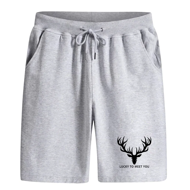 

Новые модные мужские спортивные шорты для бега на открытом воздухе, дышащие, эластичные, с принтом, свободные, удобные, летние, для спортзала и баскетбола. Хит продаж!