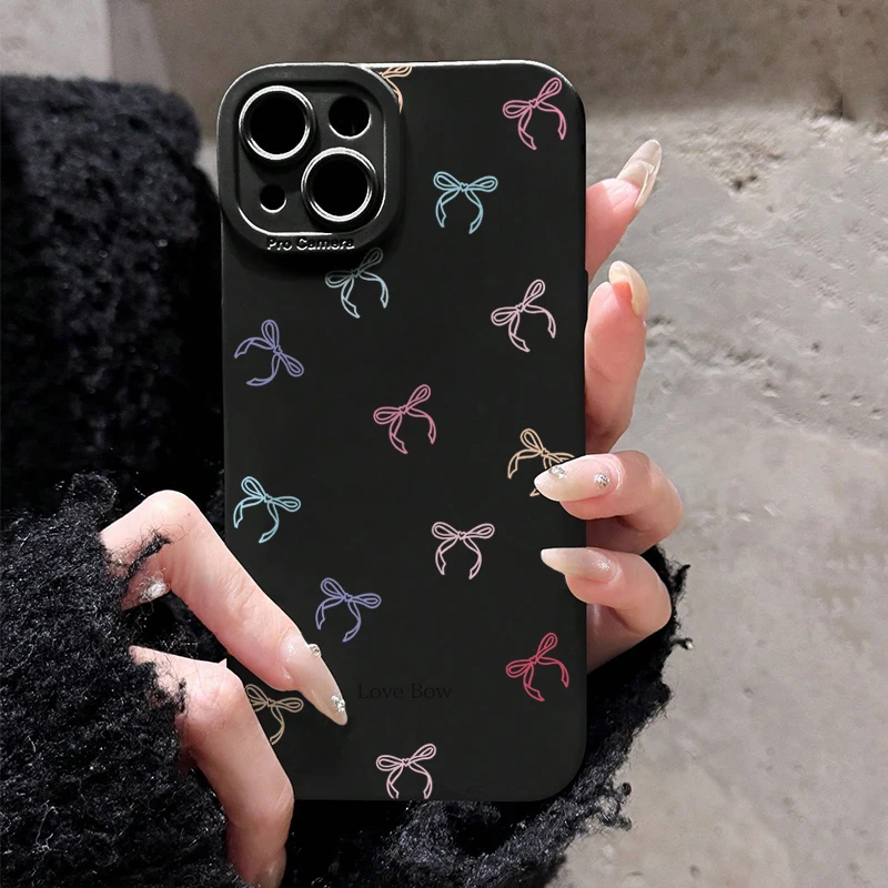 

Colorful bow print soft shell pattern Phone Case For Samsung Galaxy A26 A33 A34 A35 A36 A53 A54 A55 A46 Note 20 Note 20 Ultra