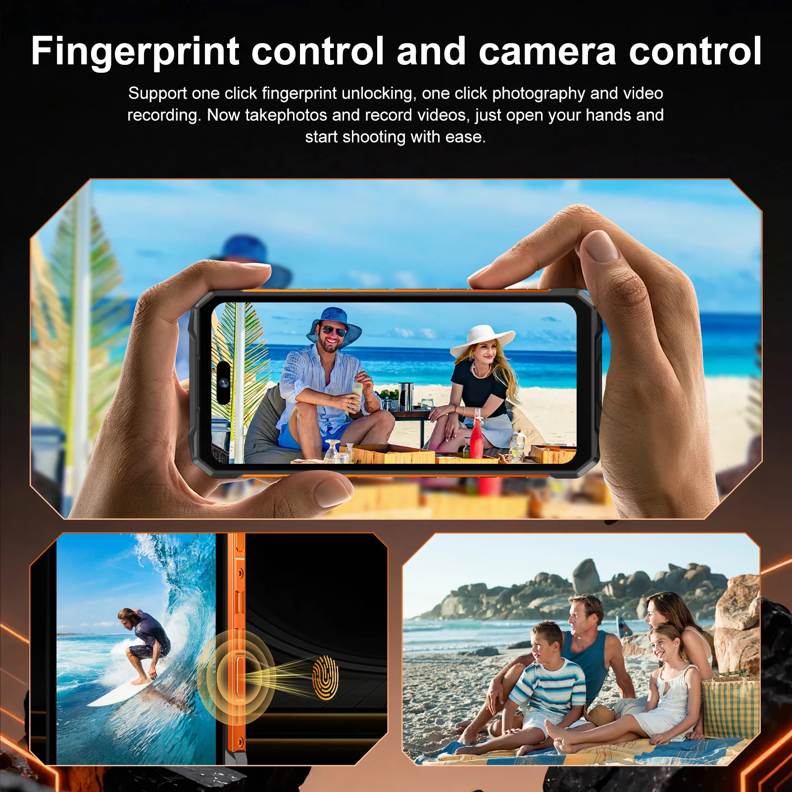 IVMI 17 Rugged Ultra Smartphone Android 14 6.9-inch HD+Screen 12GB+256GB RAM 68MP Camera 10000mAh Waterproof Shockproof Phones