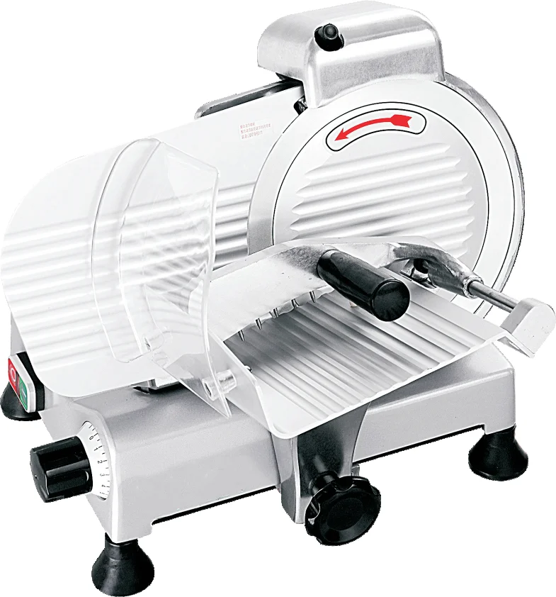 A Electric fully automatic commercial industrial deli bacon beef ham food frozen meat slicer cutter meat cutting slicing machine