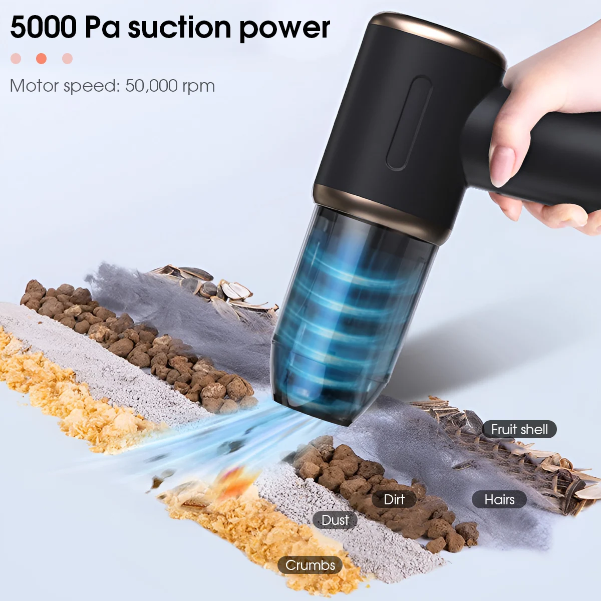 Car Vacuum Cleaner Cordless Dust Blower Compressed Air Duster Handheld Computer Keyboard Crumb Cleaning Machine Home Appliance