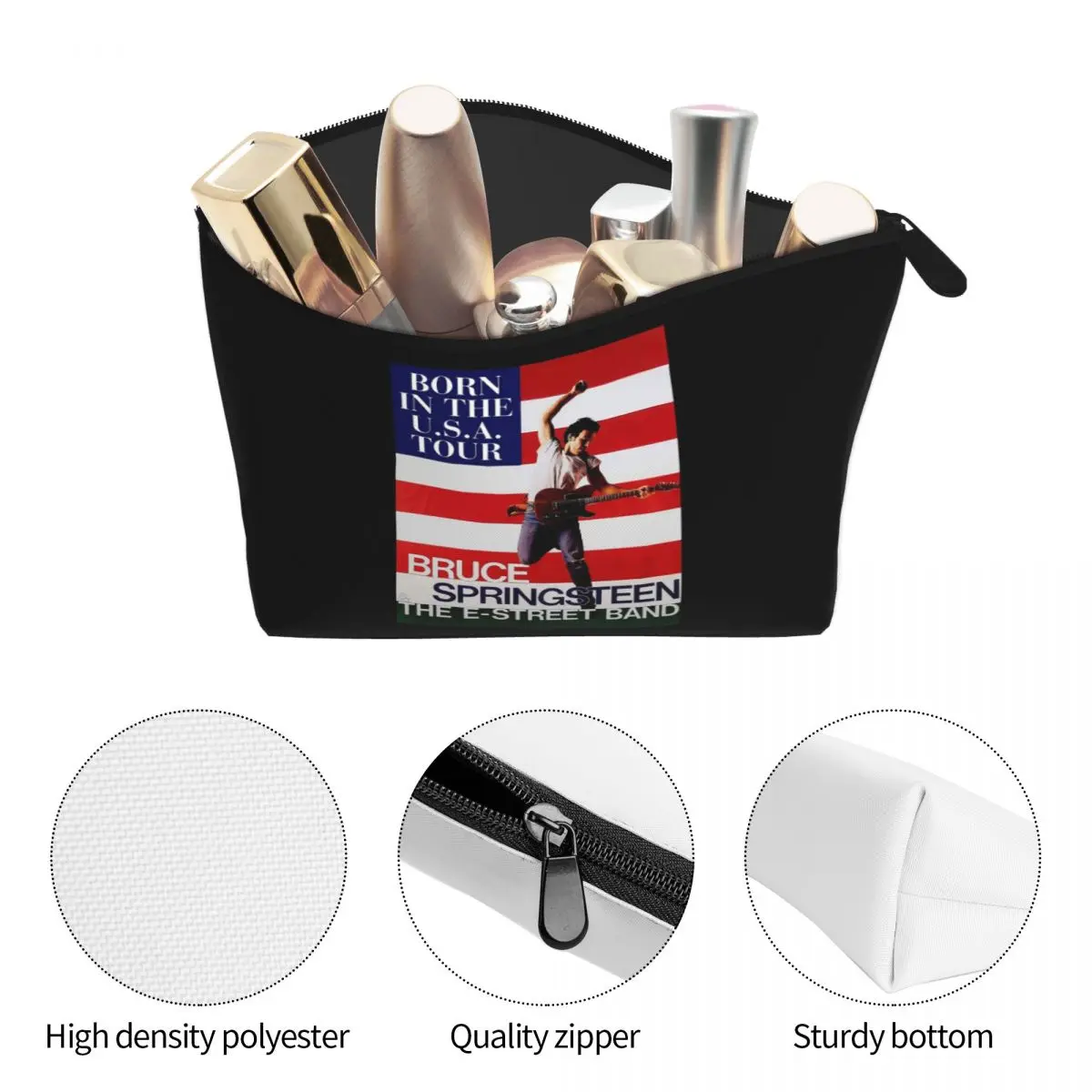 Rituali nel mondo del ritmo Springsteen per le donne Borse per cosmetici Borsa da viaggio per articoli da toeletta Organizer Scatola per kit Dopp
