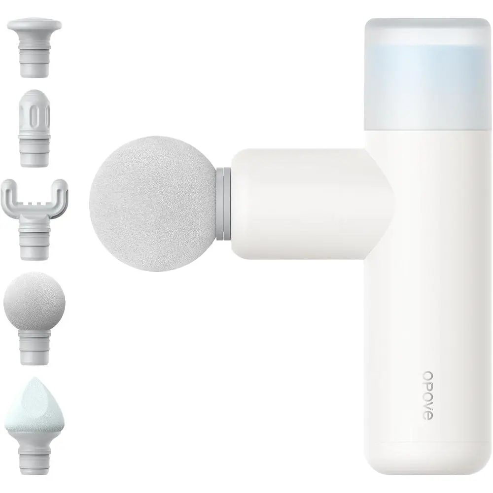 

Compact 7mm Amplitude Massage Gun, 4-Level Vibration, Ultralight & Rechargeable for Back Pain Relief & Active Recovery
